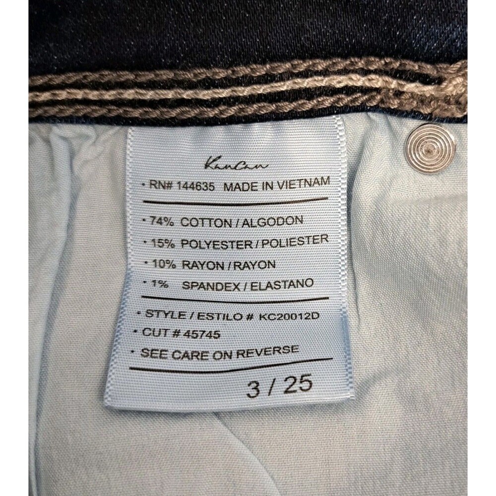 NEW Kancan High Rise Super Skinny Dark Denim Jeans 3/25 - Picture 5 of 8